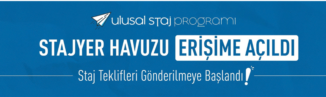 Stajyer Havuzu Erişime Açıldı!